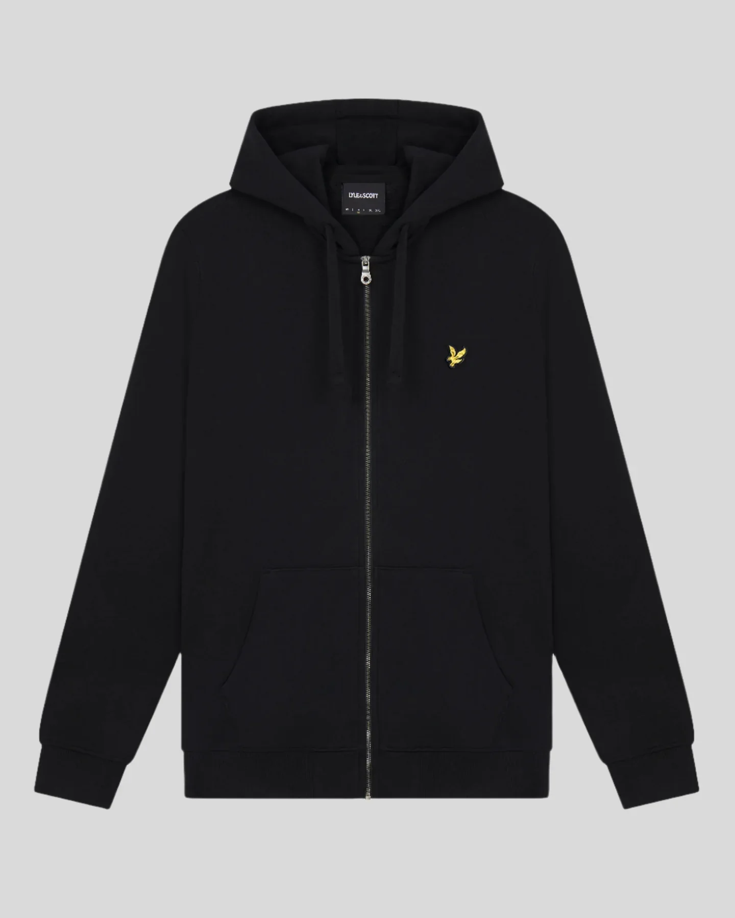 Lyle & Scott Zip Through Hoodie Black