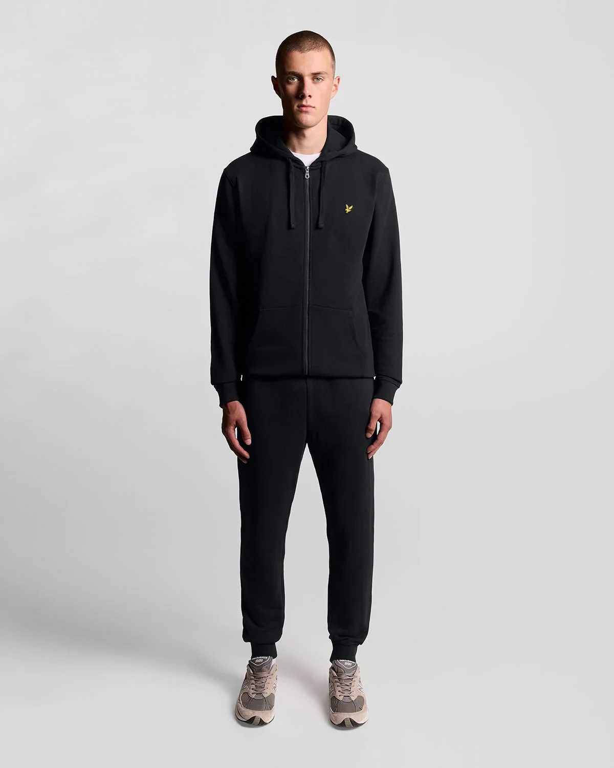 Lyle & Scott Zip Through Hoodie Black - Image 3