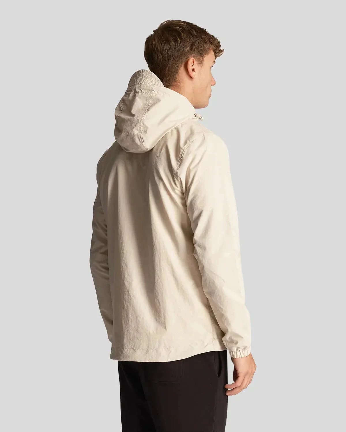 Lyle & Scott Zip Through Hooded Jacket In Cove - Image 3