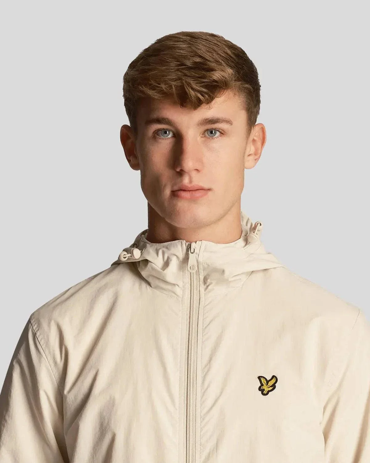 Lyle & Scott Zip Through Hooded Jacket In Cove - Image 4