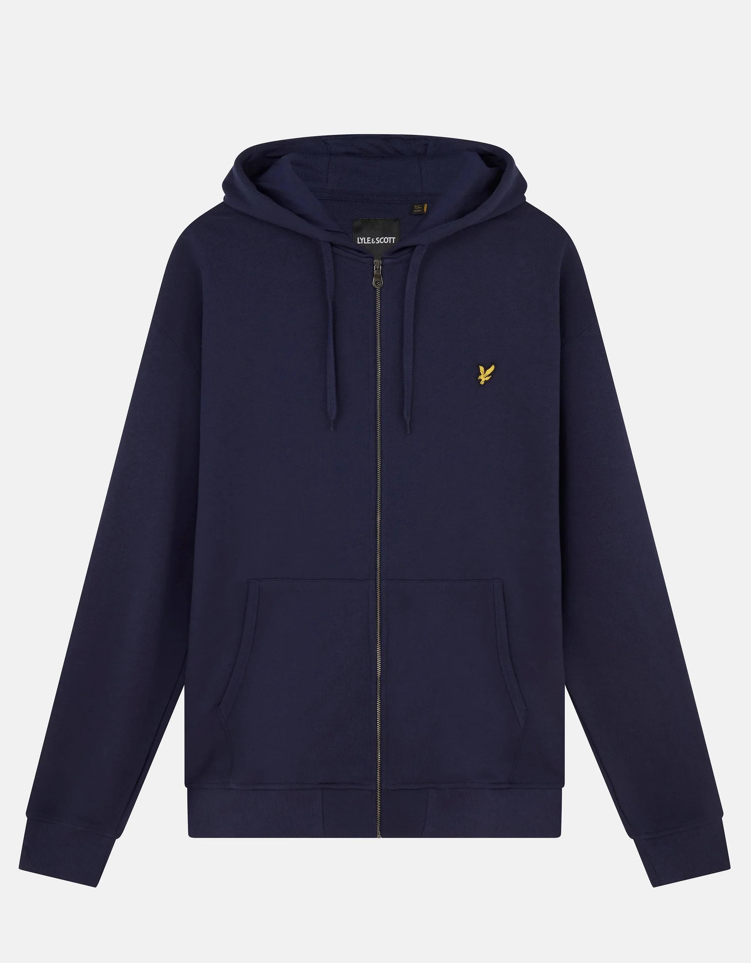 Lyle & Scott Zip Through Hoodie Navy - Image 2
