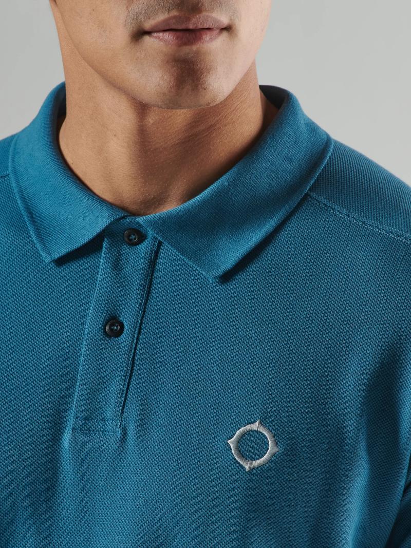MA.Strum Pique Polo Midnight - Image 3