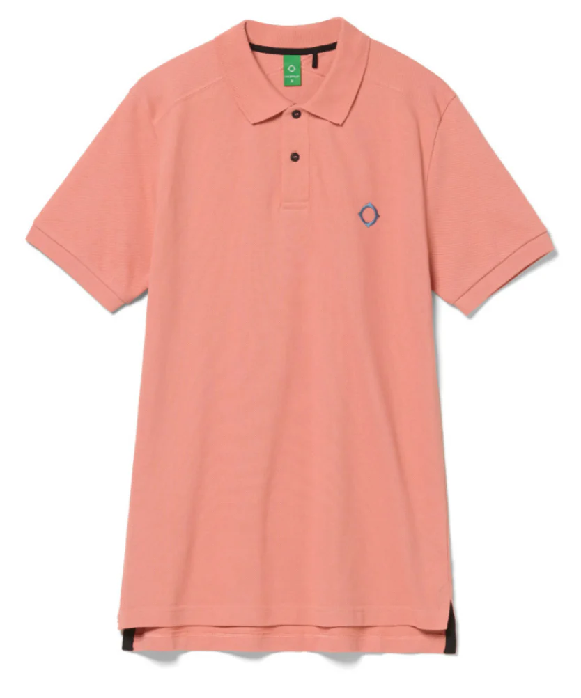 MA.STRUM Pique Polo Shirt Canyon Clay