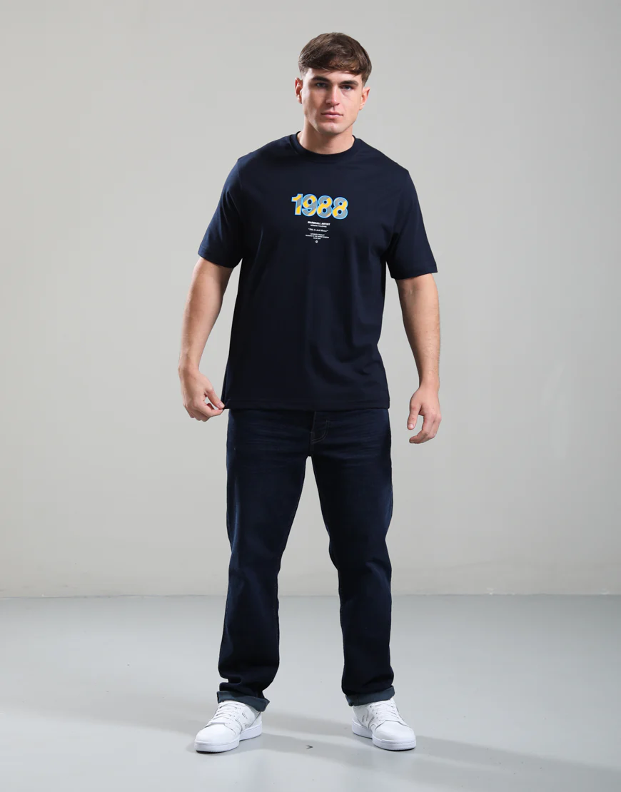 Marshall Artist Acid House T-Shirt Navy - Image 3