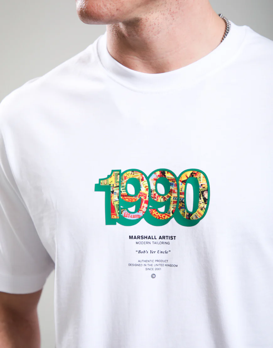 Marshall Artist Bobs Ye Uncle T-Shirt White - Image 2
