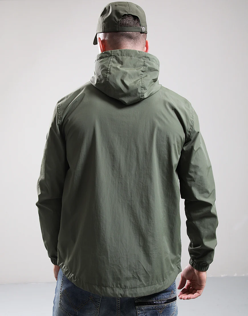 Marshall Artist Crux Hooded Overshirt Khaki - Image 4
