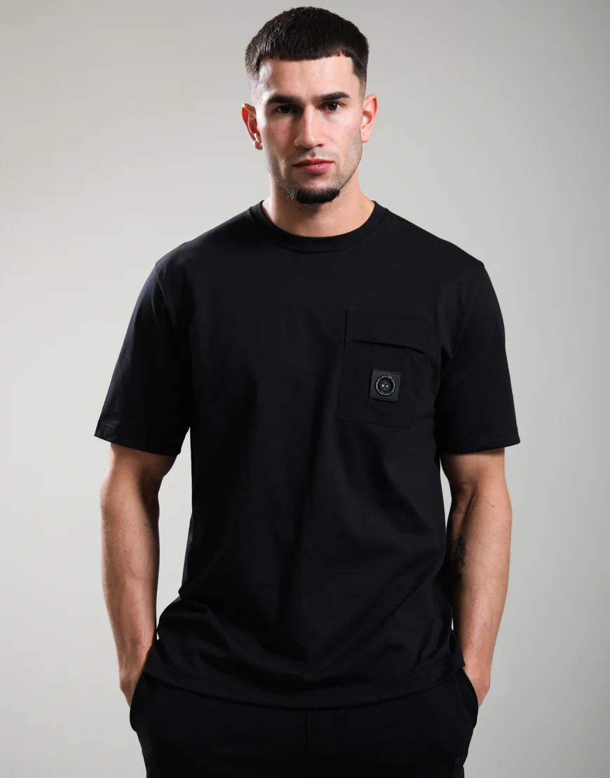 Marshall Artist Kyoto Pocket T-Shirt Black - Image 2