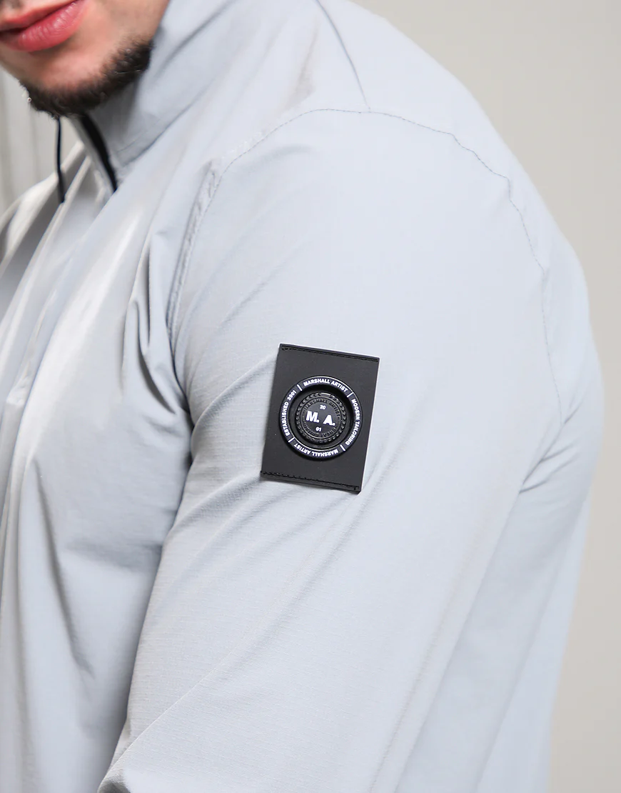 Marshall Artist Lennox Quarter Zip Monument Grey - Image 2