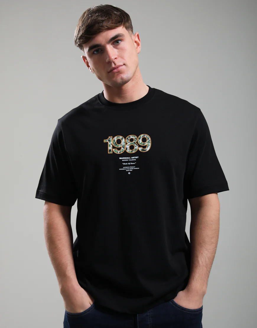 Marshall Artist Made of Stone T-Shirt Black