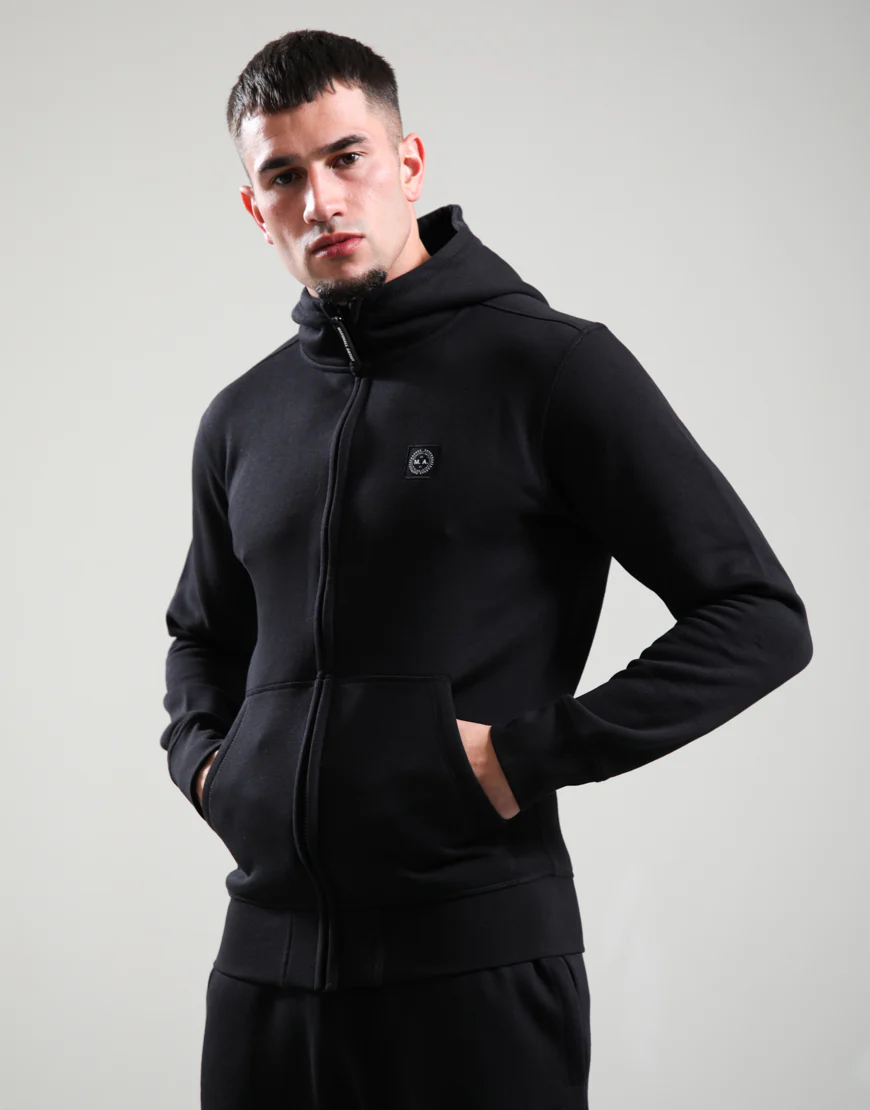 Marshall Artist Marchio Full Zip Hoodie Black