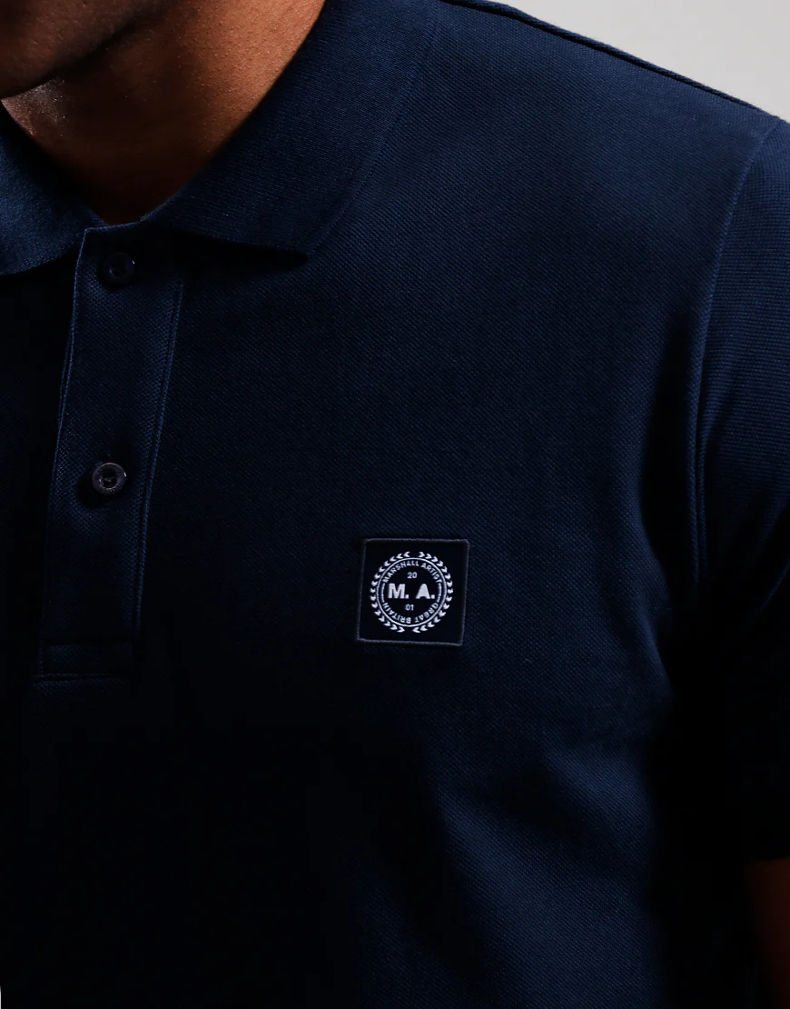 Marshall Artist Marchio Polo Navy - Image 2