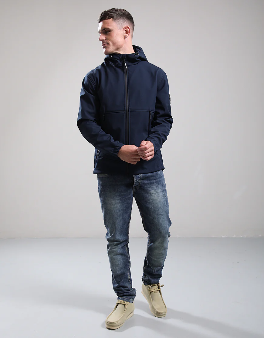 Marshall Artist Prova Softshell Jacket Navy - Image 4