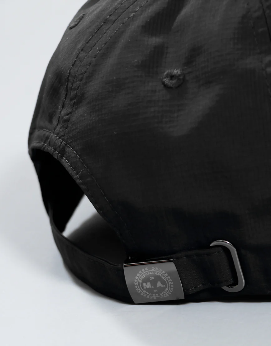 Marshall Artist Siren Nylon Ripstop Cap Black - Image 3