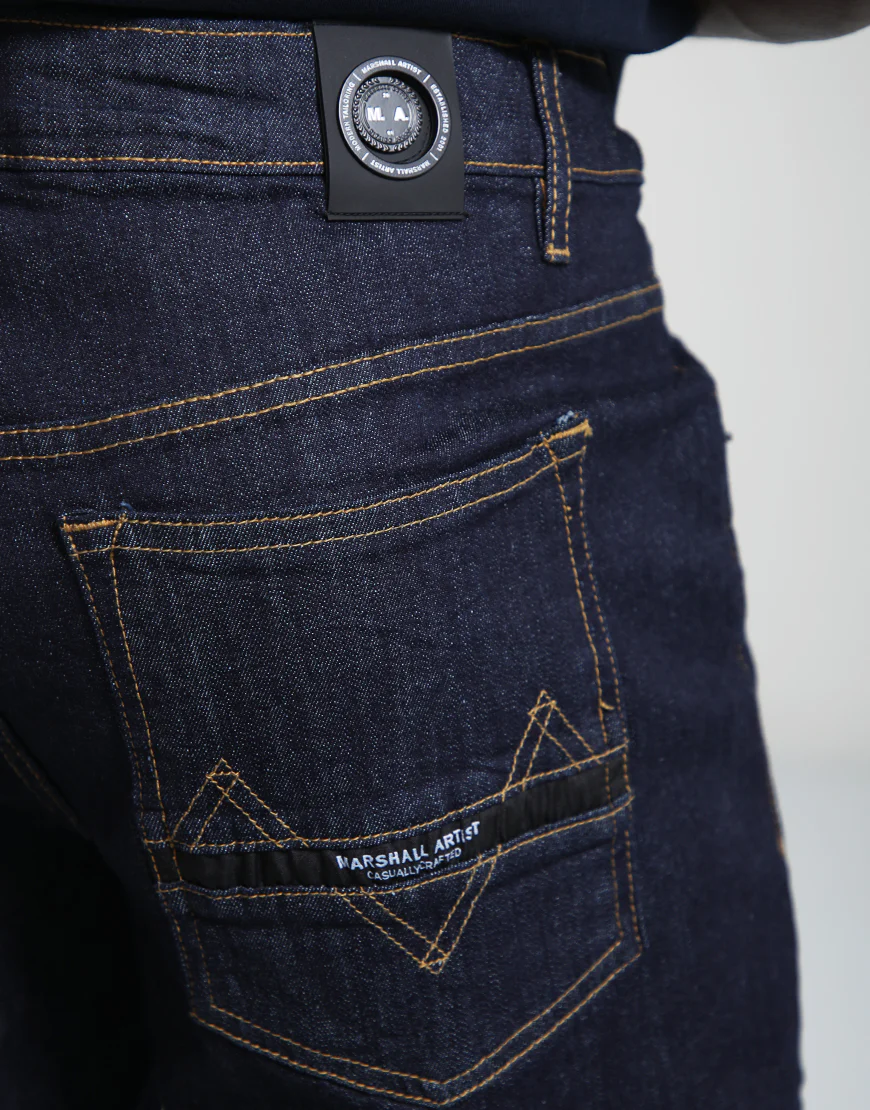 Marshall Artist Straight Fit Jeans Rinse - Image 3
