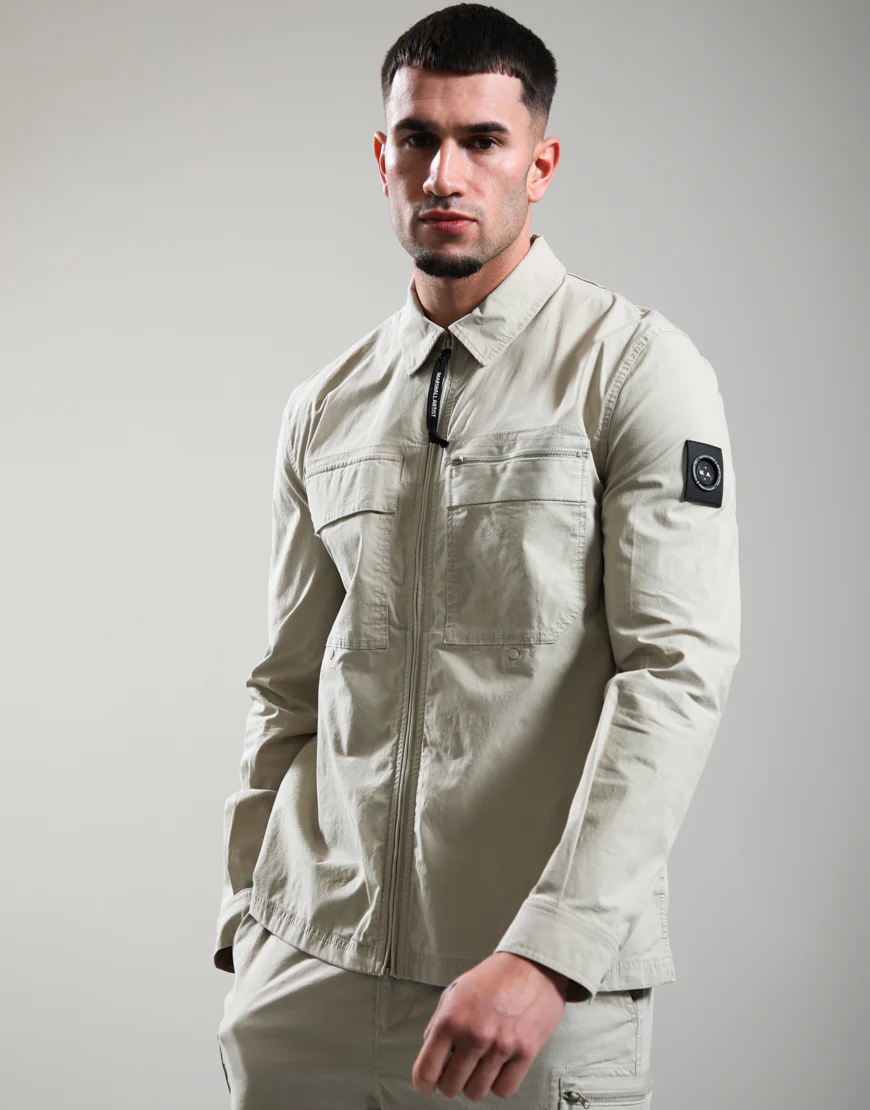 Marshall Artist Vanguard Overshirt Stone