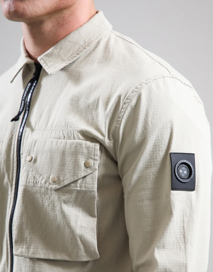 Marshall Artist Vena Overshirt Stone - Image 2
