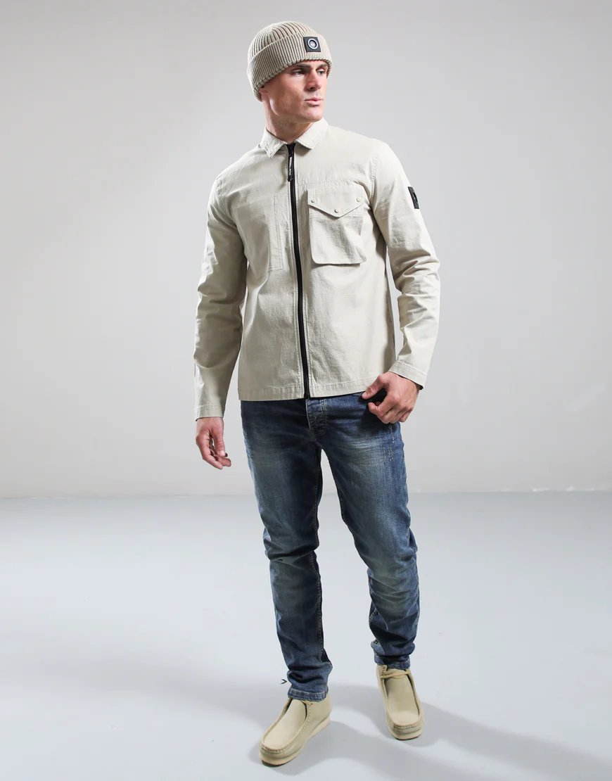 Marshall Artist Vena Overshirt Stone - Image 3