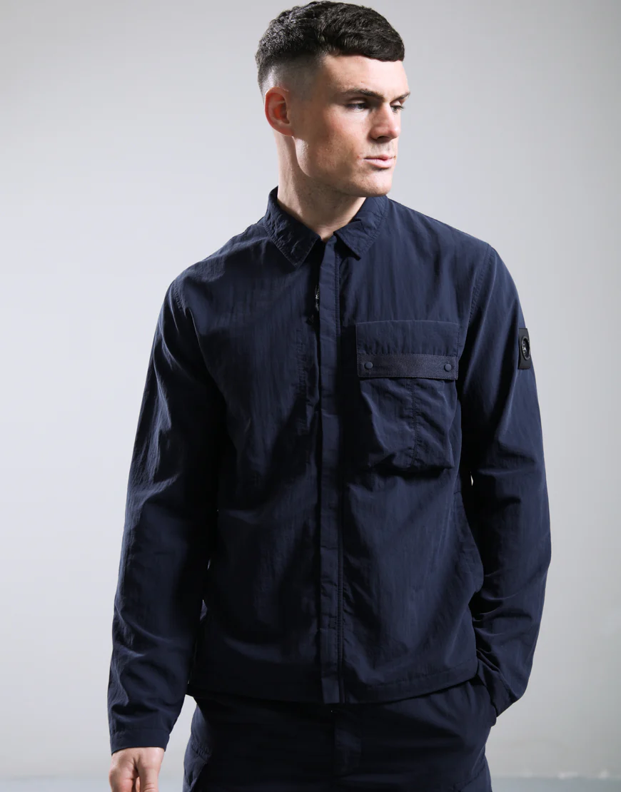 Marshall Artist Woodvale Overshirt Navy