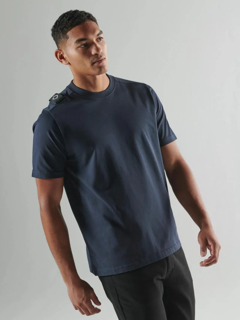 MA.STRUM Badge Tee Navy - Image 2