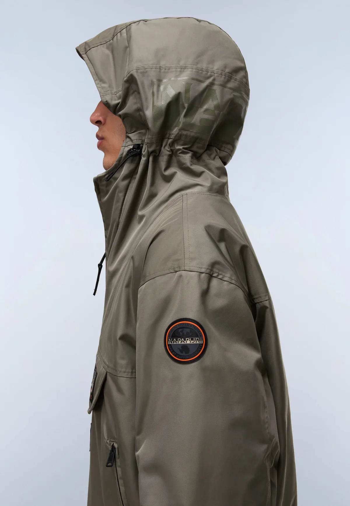Napapijiri Rainforest Next Winter Anorak Jacket Green Tea Leaf - Image 3