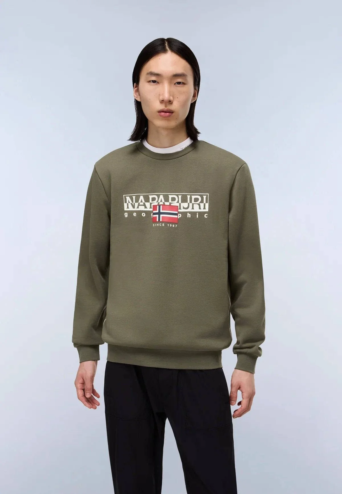 Napapijri Aylmer Crew Sweat Tea Leaf - Image 2