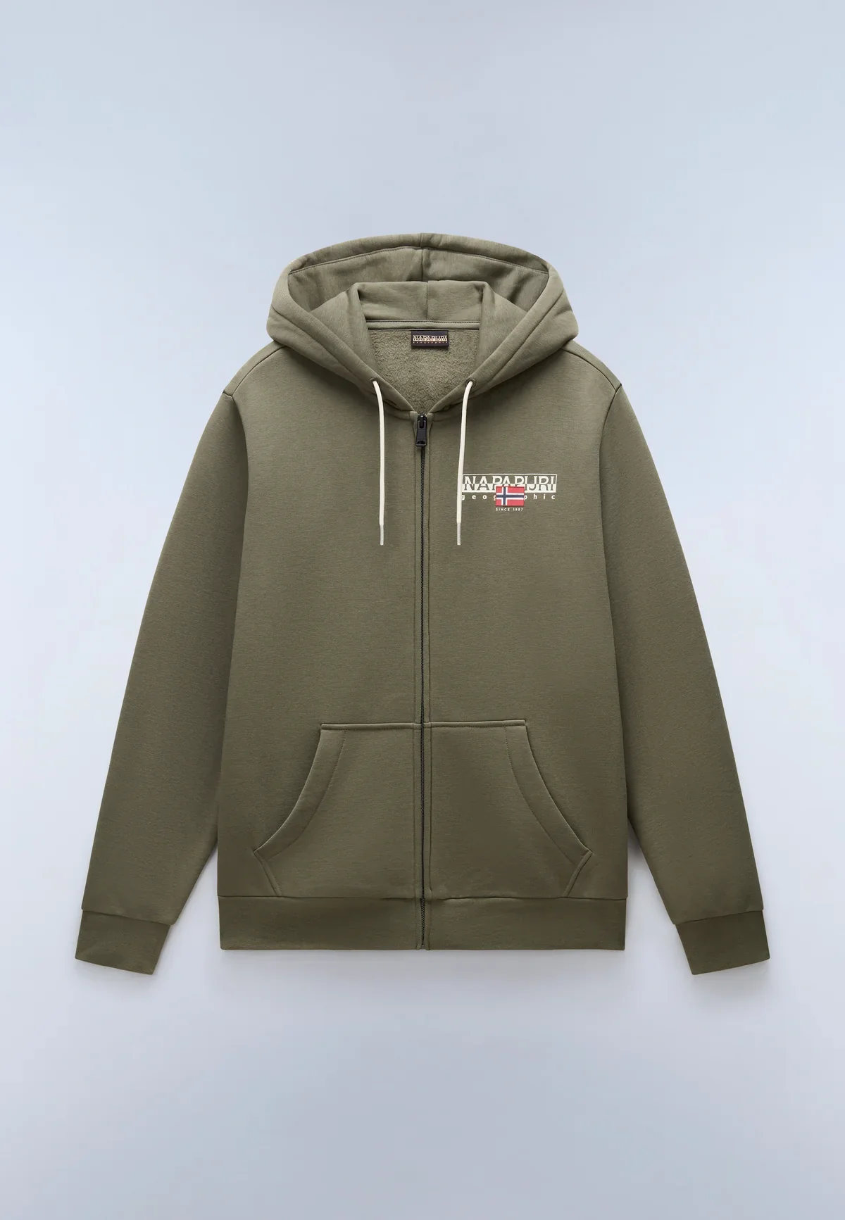 Napapijri B-Aylmer Zip Hood Tea Leaf - Image 2