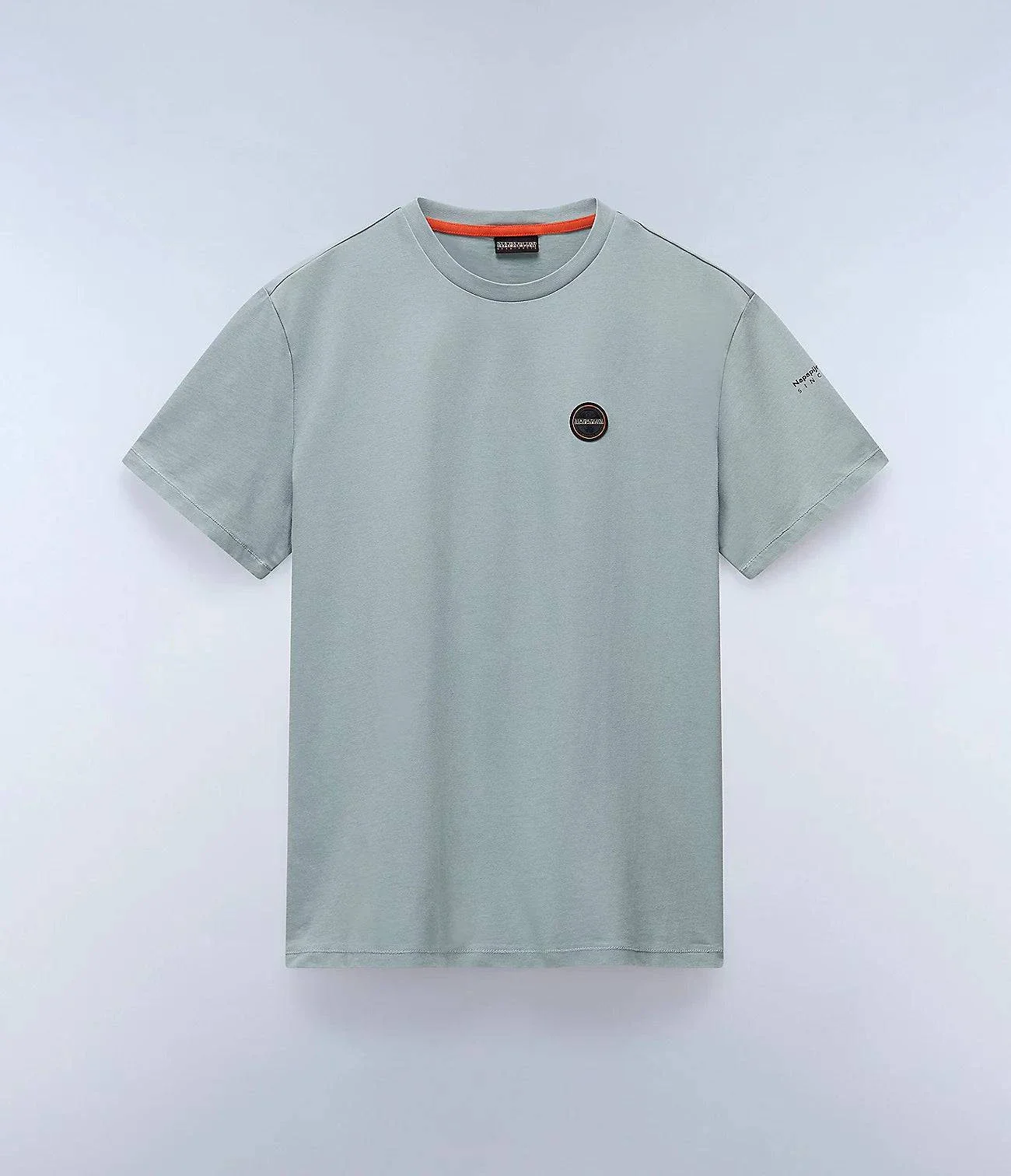 Napapijri Badge Short Sleeve T-Shirt Green.