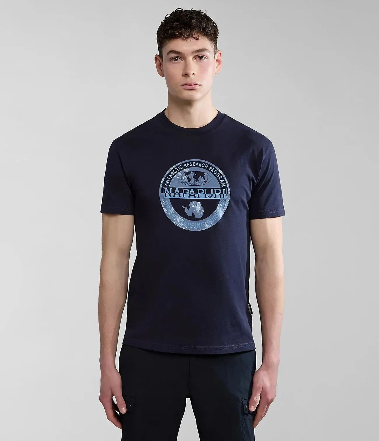 Napapijri Bollo T-Shirt In Navy - Image 3
