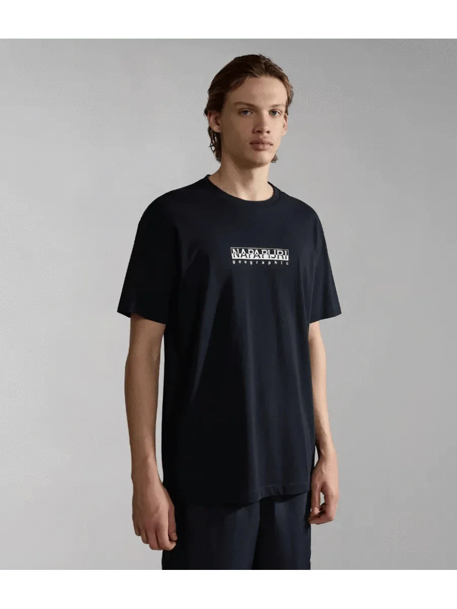 Napapijri Box Tee In Black
