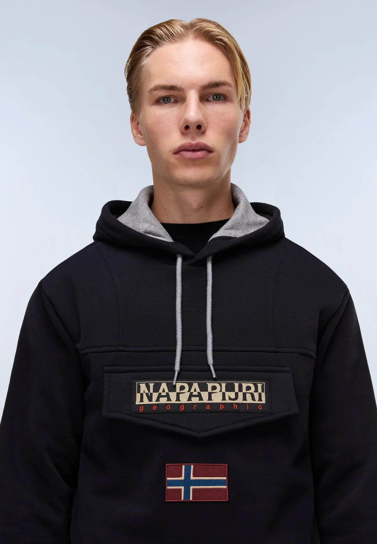 Napapijri Burgee Hoodie Black - Image 3