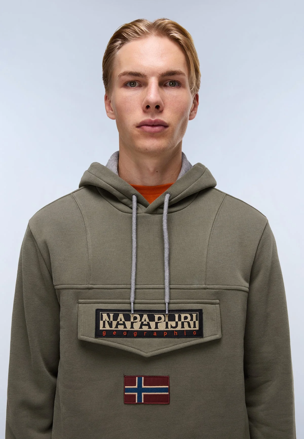 Napapijri Burgee Hoodie Tea Leaf - Image 3