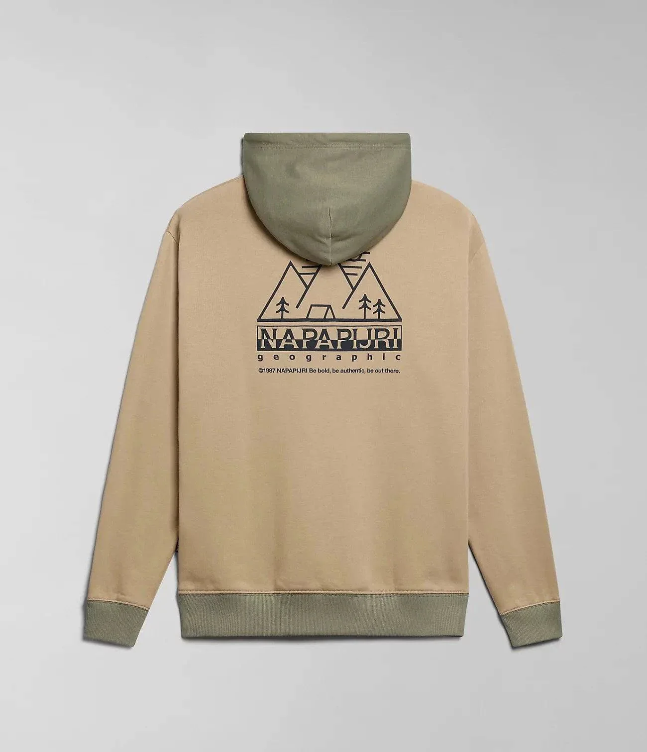 Napapijri Faber Hoodie In Beige - Image 4