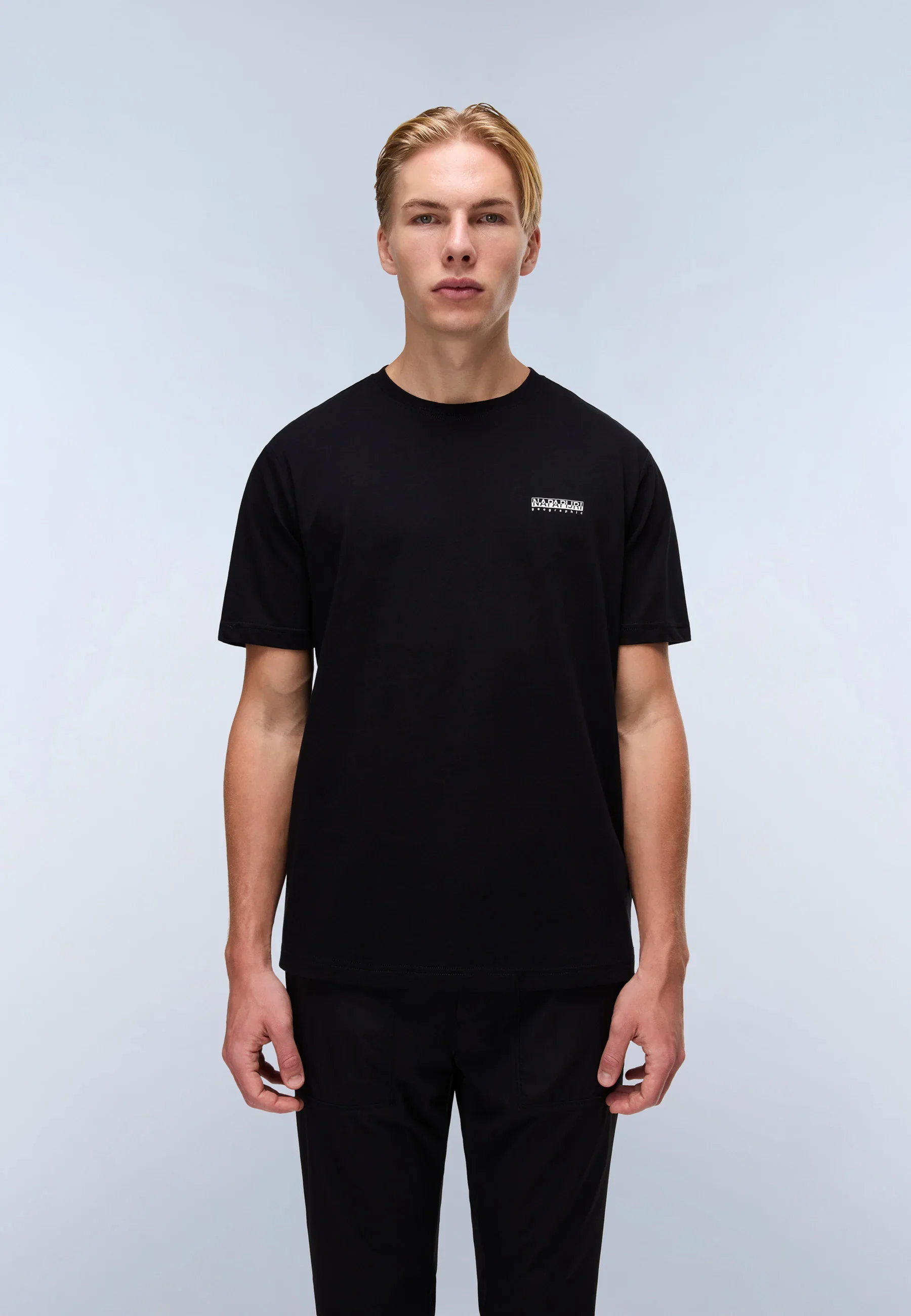 Napapijri Guide Printed T-Shirt Black Beauty - Image 2