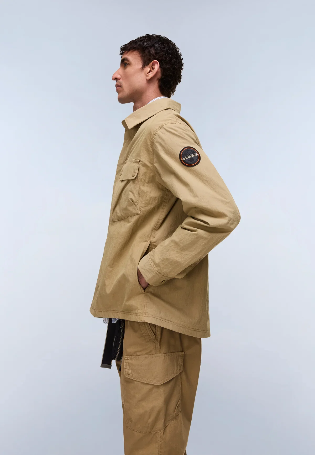 Napapijri Leoras Overshirt Brown - Image 2