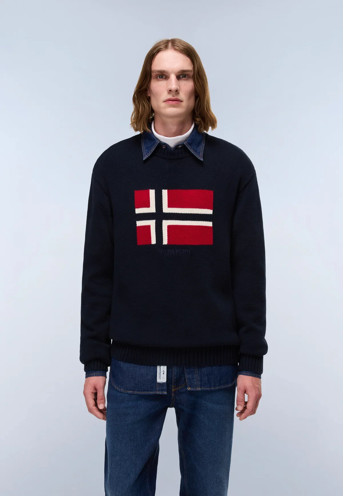 Napapijri Mura Jumper Dark Blue - Image 3