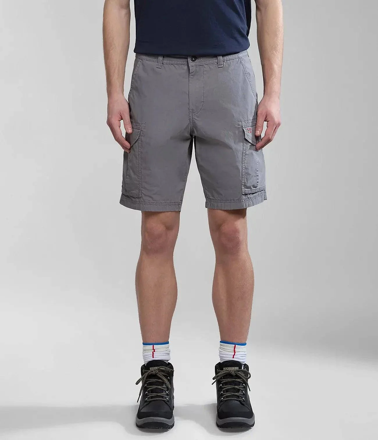 Napapijri Noto 2.0 Shorts In Grey Grant - Image 4