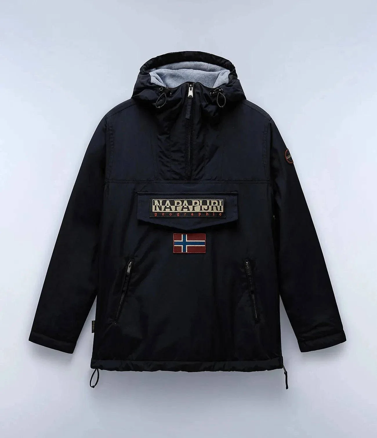 Napapijri Rainforest Pocket Anorak Jacket In Black