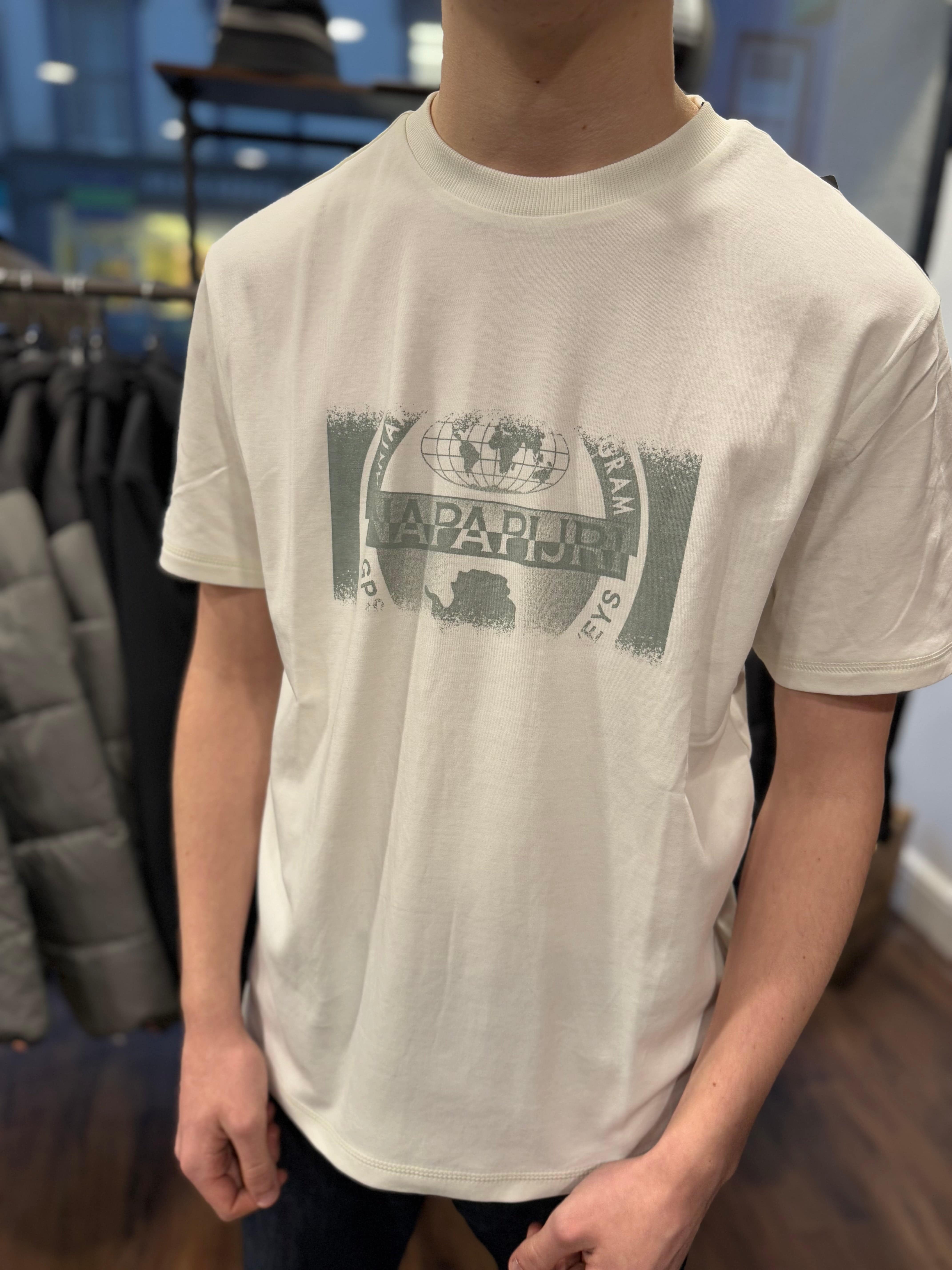 Napapijri S-Vanni T-Shirt White Heron - Image 2