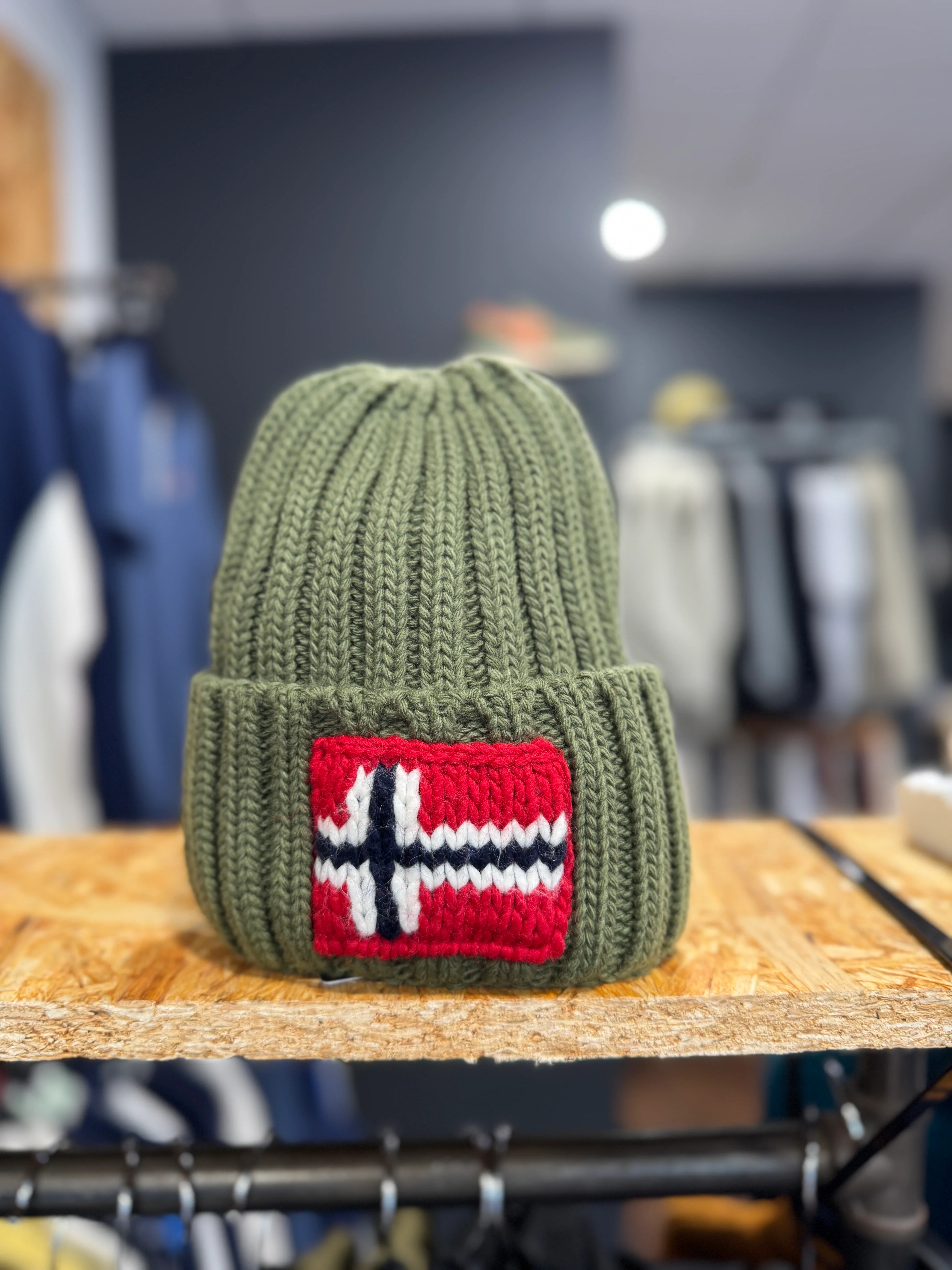 Napapijri Semiury Beanie Tea Leaf Green - Image 2