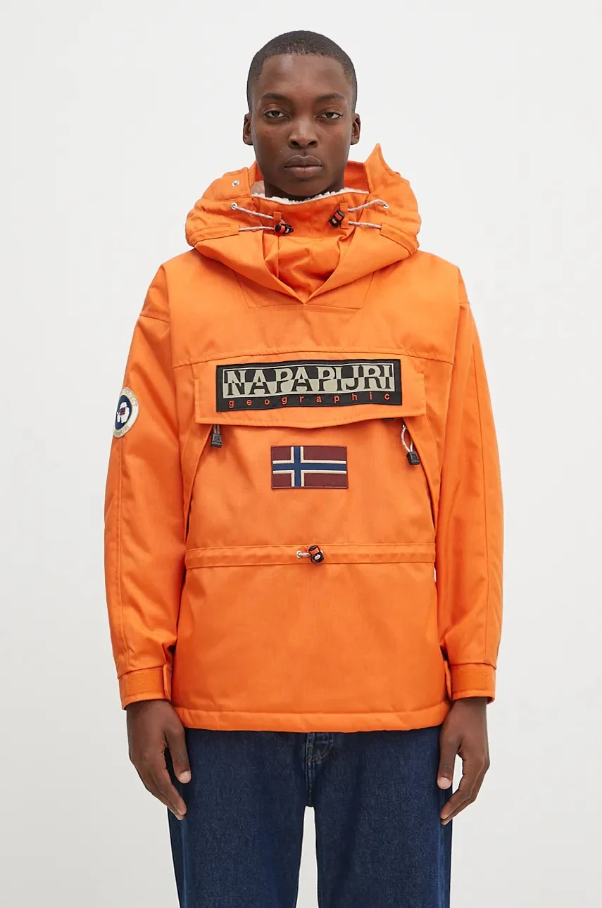 Napapijri Skidoo 1990 Anorak Orange - Image 2