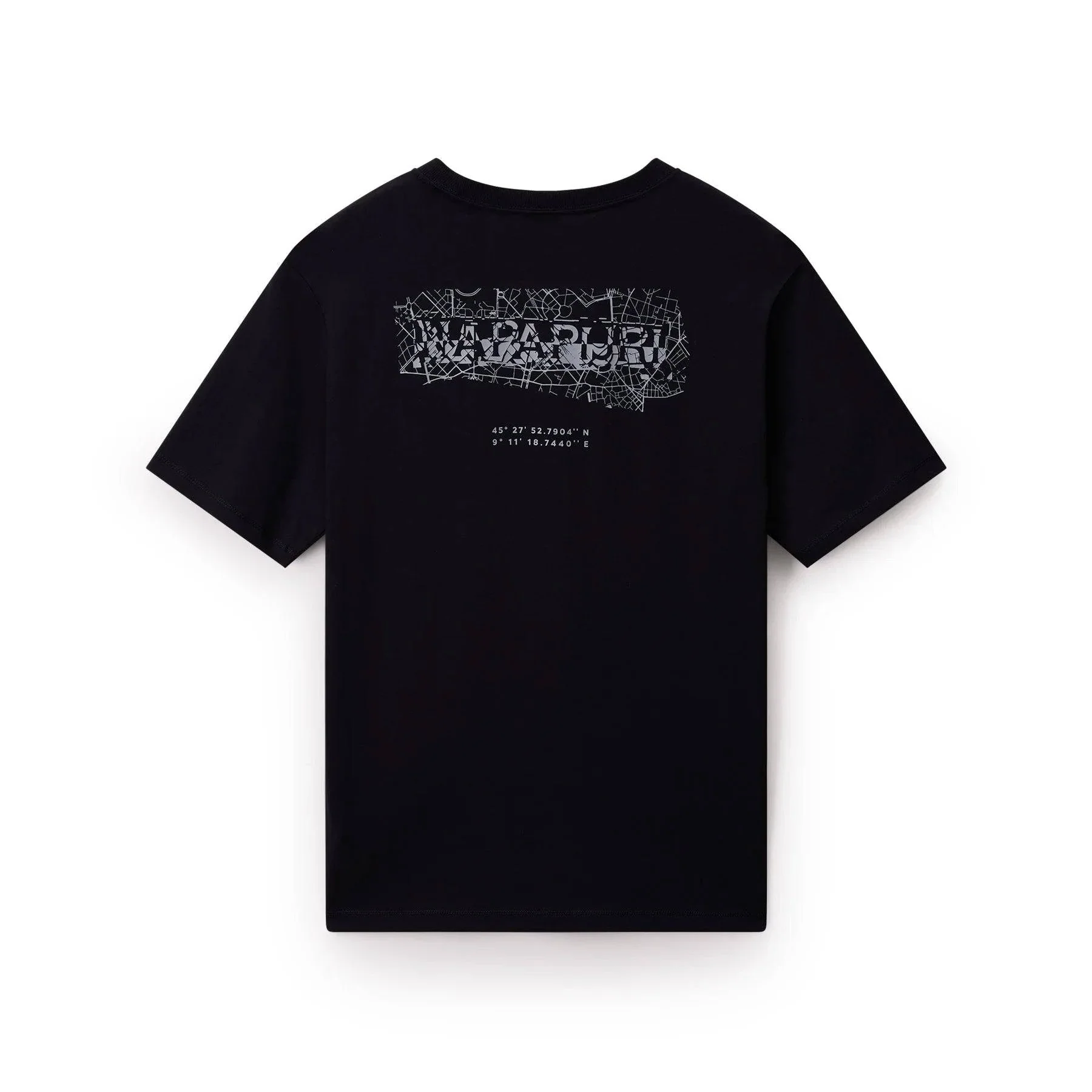 Napapijri Turrach Back Graphic T-Shirt Black Beauty - Image 2