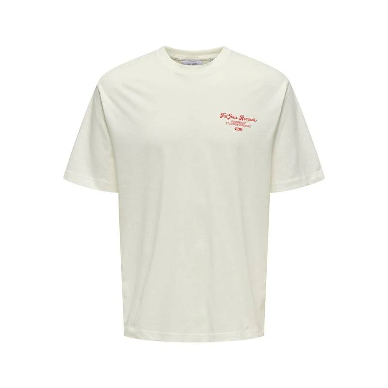 Only and Sons Fat Jims Records T-shirt White