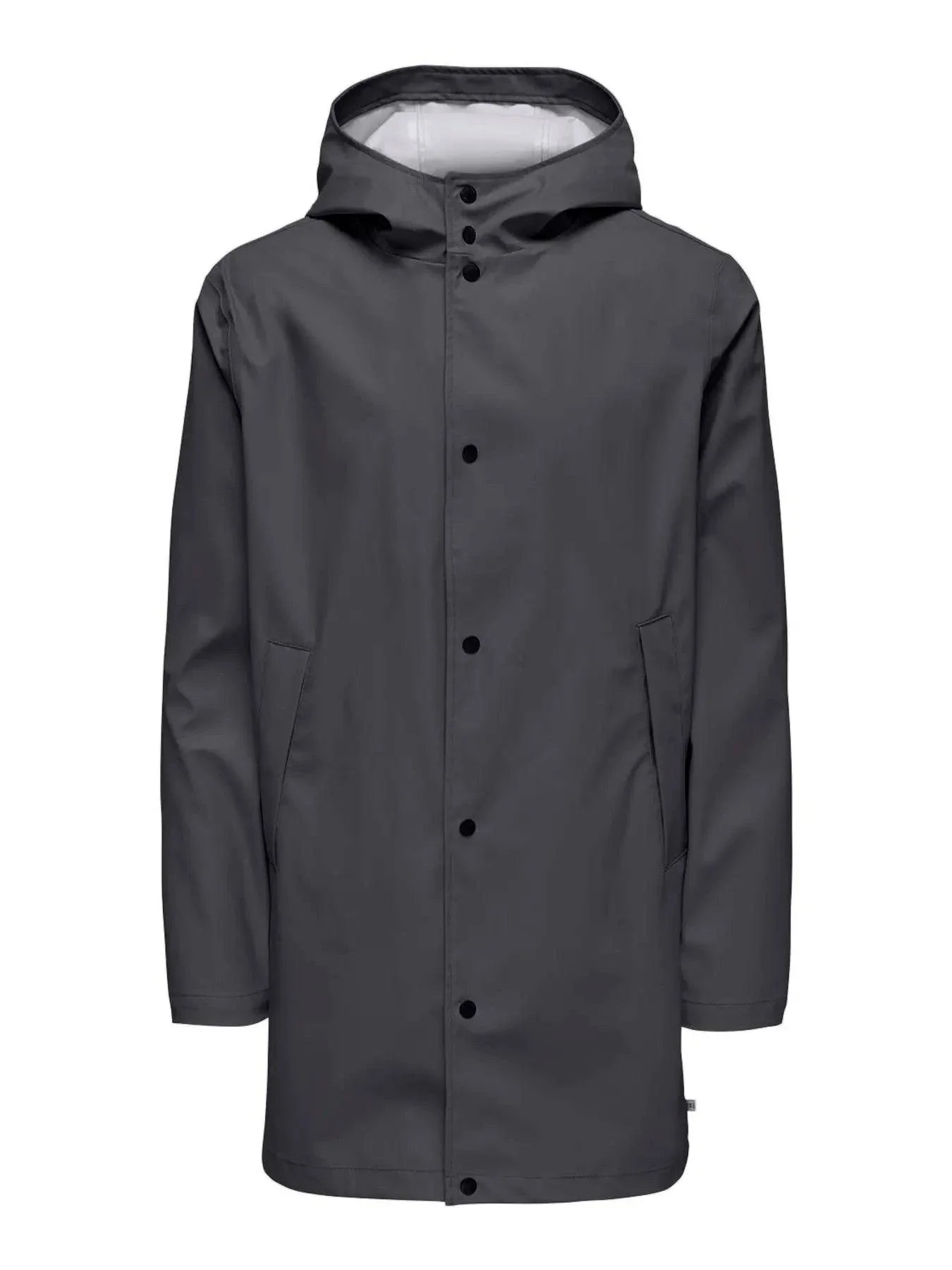 Only and Sons Onsluca Parka Rain Coat Grey