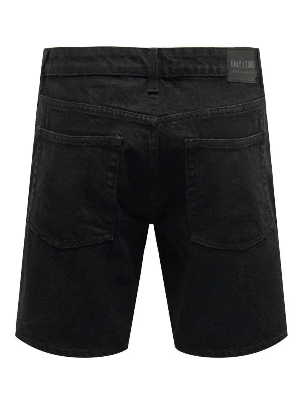 Only & Sons Denim Shorts Black - Image 2