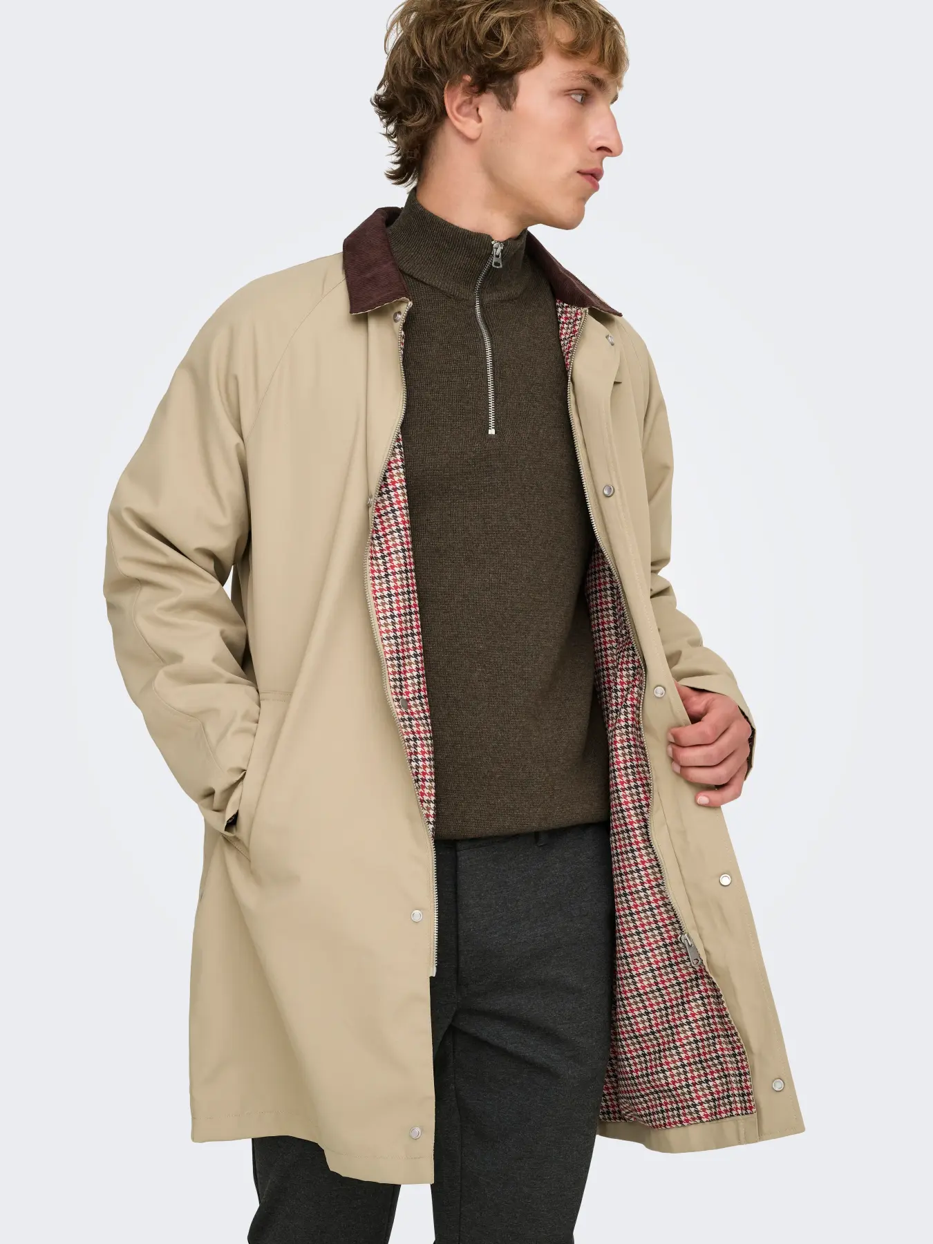 Only & Sons Onskosmo Life Long Jacket Beige - Image 4