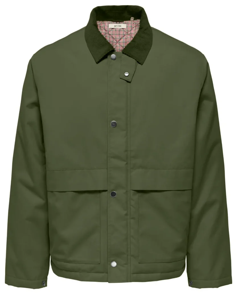 Only & Sons Onskosmo Padded Jacket Green