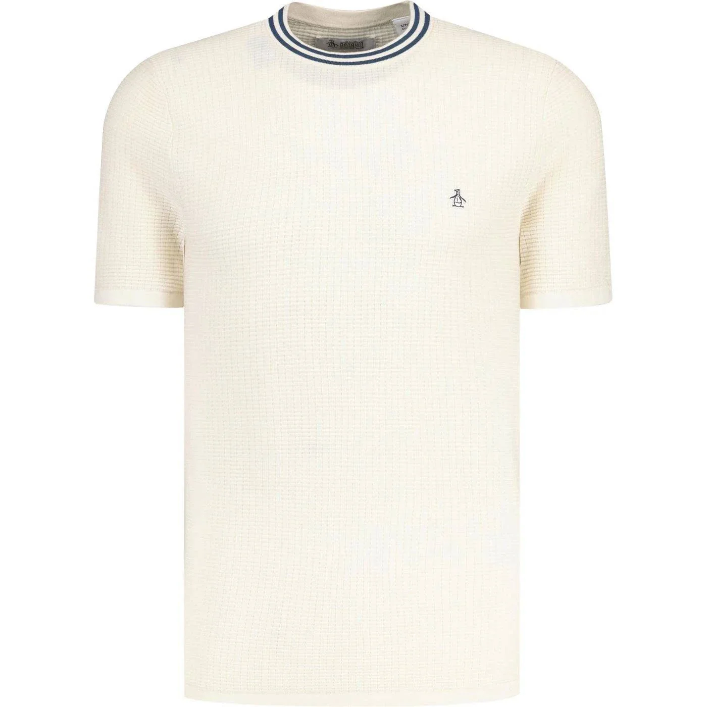 Original Penguin Textured Sweater Knit T-Shirt Birch - Image 2