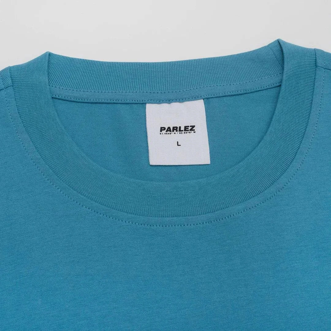 Parlez Boscaobel T-Shirt In Dusty Blue - Image 4