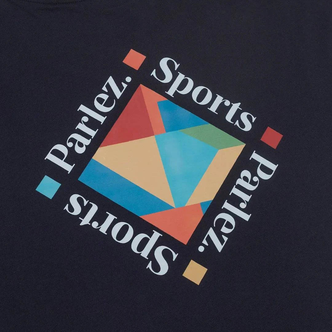 Parlez Chukka T-Shirt In Navy - Image 3