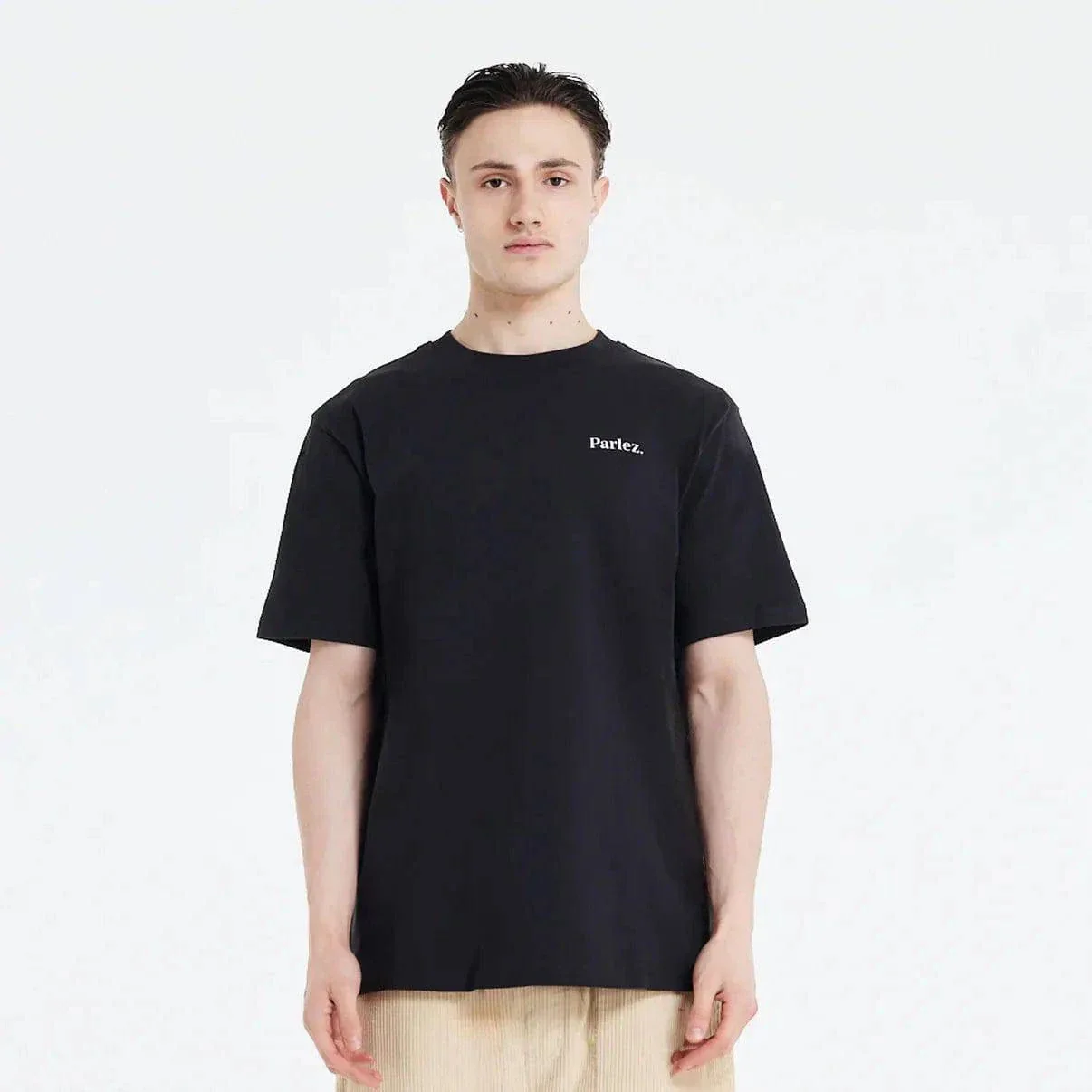 Parlez Chukka T-Shirt In Navy - Image 4